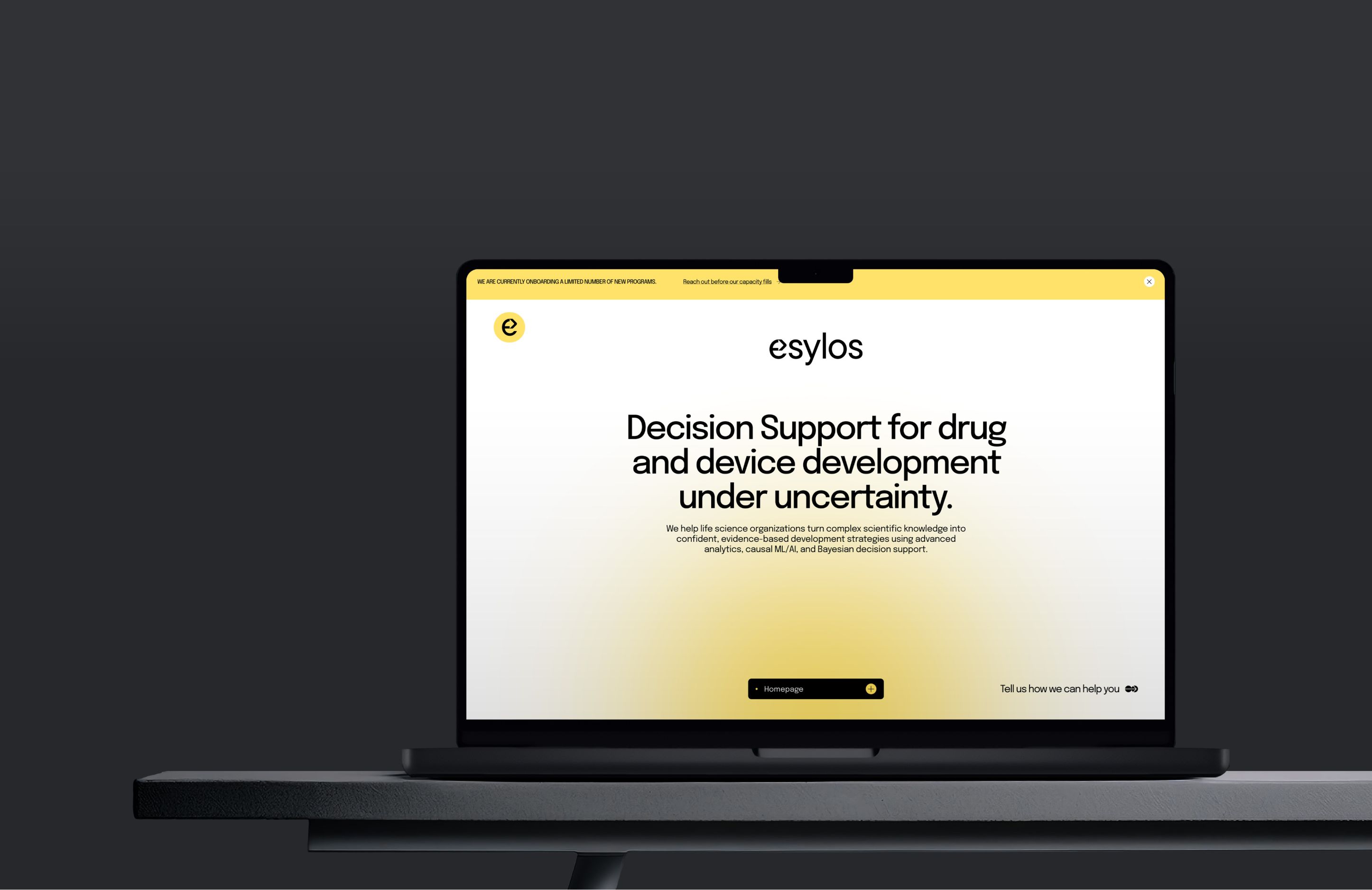 Grid of esylos website